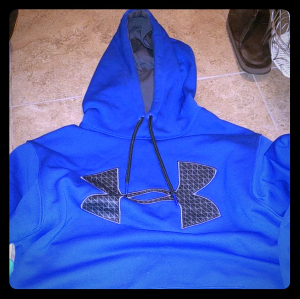 Men's Blue Medium Under Armour Hoodie